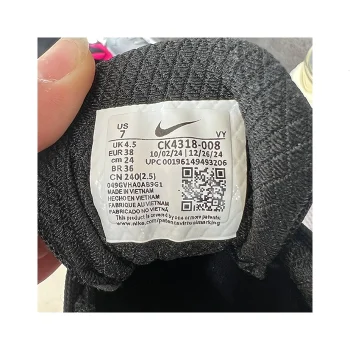 لیبل کفش نایک زوم ایکس زنانه لبخندی CK-4318-008 مشکی،صورتی