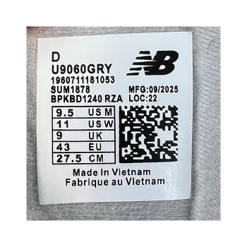 لیبل کفش نیوبالانس 9060 (U9060GRY ) رنگ قهوه ای