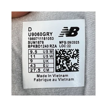 لیبل کفش نیوبالانس 9060 (U9060GRY ) رنگ کرمی