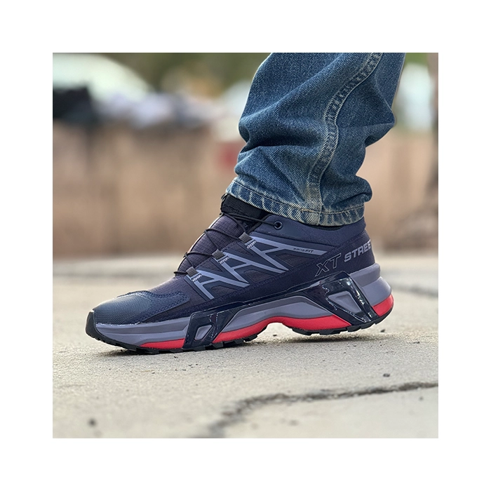 کفش سالامون ایکس تی استریت مشکی قرمز Salomon XT STREET